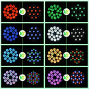 Ljojo™ 200W RGBW LED Par Light Set for DJ Disco Party Wedding