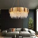 Ljojo Luxury Crystal Chandelier for Modern Living Room and Bedroom Lighting