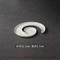 Ljojo Long Strip Ceramic Western Fruit Dish for Special Blended Cuisine