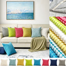 Blue Corduroy Cushion Cover 30x30cm - Ljojo Home Decor Pillowcase