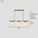 French Medieval Style Living Room Chandelier Retro Wood Hanging Lamp by Ljojo