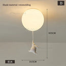 Polar Bear Cartoon Pendant Chandelier LED Lamp for Kids Room by Ljojo