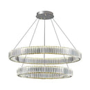 Crystal LED Chandelier with Remote Control for Villa Staircase | Ljojo Luxurious Hollow Design
