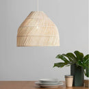 Rattan LED Pendant Lights Vintage Chandeliers - Island Handmade Woven Design