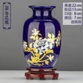 Ljojo™ Classic Jingdezhen Ceramic Vase with Base for Home Decor