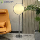 Ljojo LED Floor Lamp Metal Acrylic Ball Rack Art Chandelier Living Room Decoration