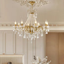French Luxury Candle K9 Crystal Chandeliers Lights for Living Room by Ljojo