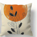 Ljojo Minimalist Geometric Round Printed Pillowcase - Bohemian Home Decor
