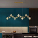 Ljojo Luxury Crystal Living Room Chandelier - Modern Elegant Ceiling Light Fixture