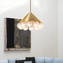Ljojo Modern Italian Bubble Glass Chandelier LED Pendant Light for Living Bedroom