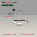 Ljojo Minimalist Aluminum Pendant Light Chandelier for Home Room Decoration