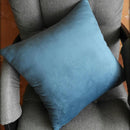 Blue Velvet Throw Pillow Cover - Ljojo Home Decoration Pillowcase