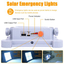 Ljojo™ Solar Floodlight - Portable LED Spotlight with 200W Power & Emergency Lighting