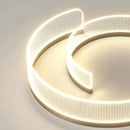Modern Minimalist LED Ceiling Chandelier Cream Eye Protection Pendant Light by Ljojo for Bedroom Dinning Lighting