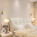Cream Style Bedroom Bedside Pumpkin Wall Lamp Modern Minimalist LED Lighting by Ljojo