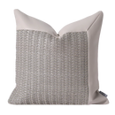 Ljojo Light Grey Splice Pillow Cushion for Home & Hospitality