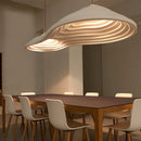 Wabi-sabi Resin Hanging Chandelier Lamp Modern Irregular Pendant Light by Ljojo