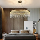 Ljojo Luxury Crystal Chandelier Pendant Lights for Living Dining Room