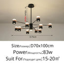 LED Spotlight Chandeliers Modern Rotatable Hanging Lamp for Cafe Restaurant by Ljojo
