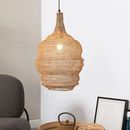Ljojo Mesh Pendant Light: Modern Irregular Shapes, E27 Kitchen Island Suspension Lighting