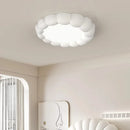 LED Cream Nordic Flower Ceiling Light for Bedroom and Bathroom by Ljojo