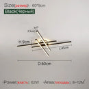 Ljojo Line Sense LED Ceiling Light for Living Room Bedroom