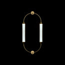 Italian Minimalist Gold Long-Line Tube Floor Lamp, Dimmable LED Wall Lamp for Living Room - Ljojo