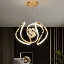 Ljojo Crystal Restaurant Staircase Pendant Light - Modern, Creative, High-end Lighting for Dining Room