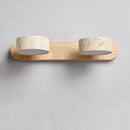 LED Vanity Mirror Light Wabi Sabi Travertine Natural Stone Wall Lamp for Ljojo Brand