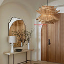 Bohemian Style Hand Woven Bamboo Pendant Light with Multi-layer Design by Ljojo