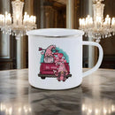 Ljojo Love Enamel Mug Set - Romantic Couples Coffee Cups