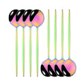 Ljojo Melon Spoon Set Stainless Steel Cutlery Dinnerware Kitchen Accessories