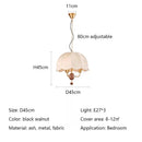French Retro Cloth Pattern Medieval Chandeliers by Ljojo - Bedroom & Dining Room Decor Fixtures