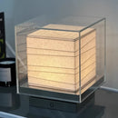 LED Floor Lamp Minimalist Paper Glass Home Decor Light Study Bedroom Living Room Ljojo
