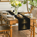 Golden Stars Table Runner - Rustic Wedding Party Decor by Ljojo