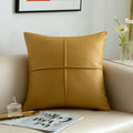 Ljojo Light Simulation Leather Thickened Throw Pillow