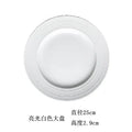 Ljojo Macaron Plate: Brushed Flat Plate for Vegetables, Steak, Pasta, Cake, Breakfast