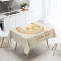 Elegant Ramadan Calligraphy Tablecloth by Ljojo