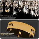 Ljojo Luxury Crystal Chandelier Pendant Lights for Living Dining Room