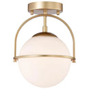 Ljojo Modern Glass Ball Ceiling Lamp Pendant Light for Living Dining Room