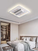 Modern LED Ceiling Fan Light with Remote Control for Living Room - Ljojo