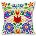 Floral Pattern Throw Pillow Covers by Ljojo for Sofa, Bedroom, Car