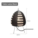 Ljojo Wabi-sabi LED Table Lamp: Tripod Rice Paper Pomelo Art Chandelier for Living Room