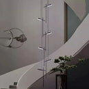 Ljojo Minimalist Bedroom Headboard Pendant Light with Adjustable Multiple Headlights