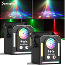 Ljojo™ LED RGB Running Horse Strobe Lights with Remote Control for Party DJ & Disco