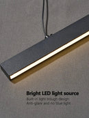 Modern LED Pendant Light Bar Counter Strip Chandelier - Ljojo