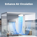 Ljojo Luxury Smart Ceiling Fan Light Remote Control Dimmable LED Chandelier