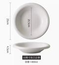 Ljojo 10-Inch Petal Bowl | High-End Deep Plate | Beautiful Fruit Plate