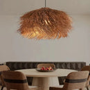 Ljojo Rattan Pendant Lamp Boho Chandelier Home Decor Fixture