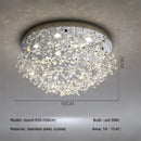 French Dining Room Crystal Led Pendant Lights - Modern Luxury Bar Hanging Lamps by Ljojo